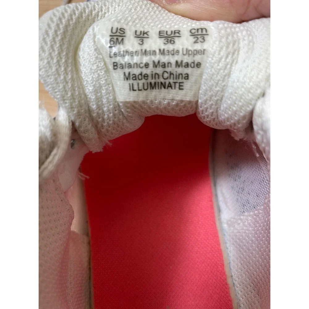 Ryka Women's White Pink Mesh Athletic Running Shoes Sneakers‎ Size 6M